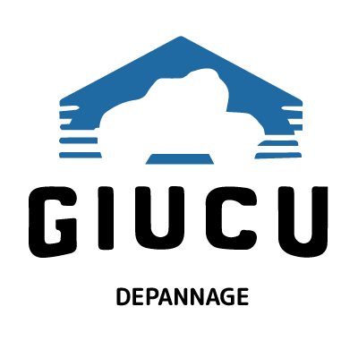 logo giucu depannage blanc